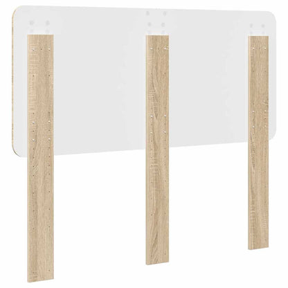 Hoofdbord met hoofdeinde Sonoma Eiken 135 cm Bewerkt hout