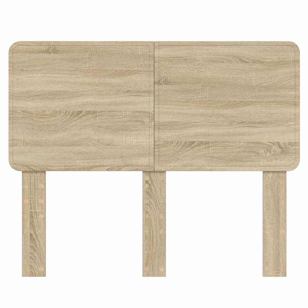 Hoofdbord met hoofdeinde Sonoma Eiken 135 cm Bewerkt hout