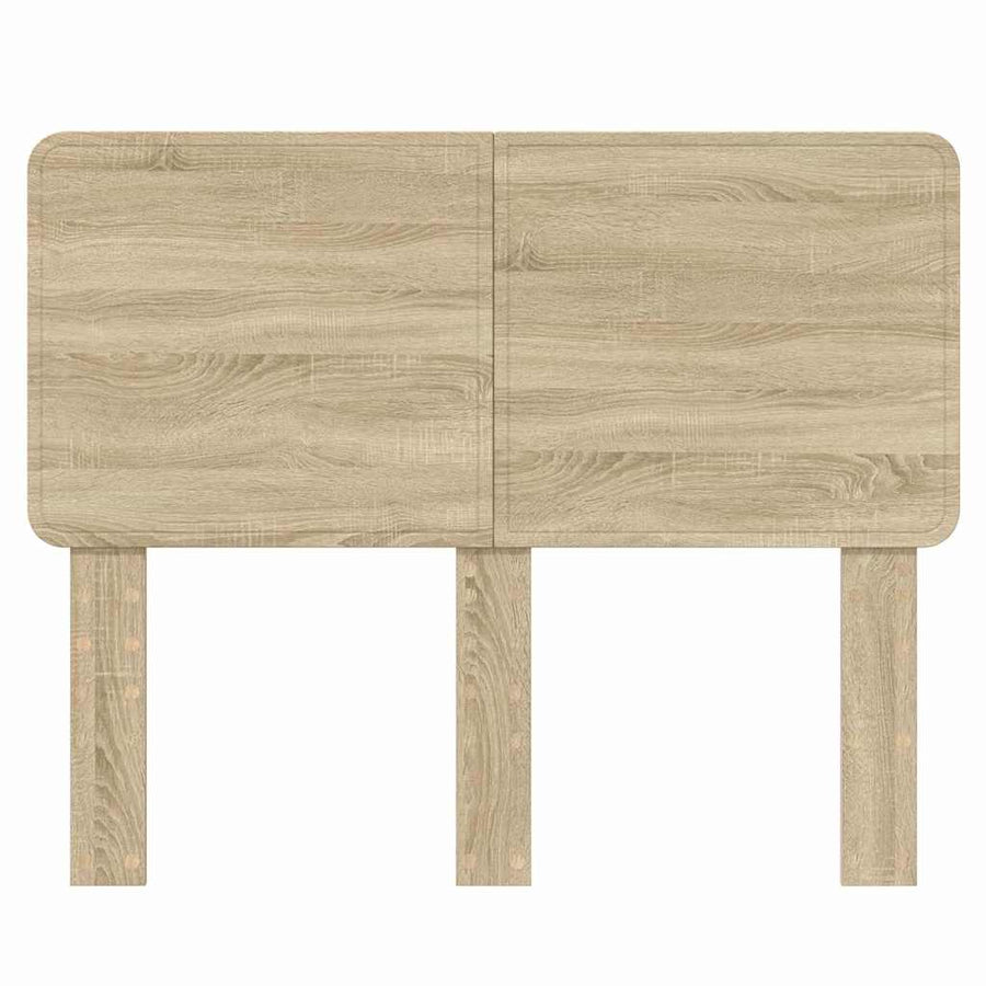 Hoofdbord met hoofdeinde Sonoma Eiken 135 cm Bewerkt hout