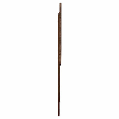 Hoofdbord met hoofdeinde Bruin Eiken 135 cm Bewerkt hout