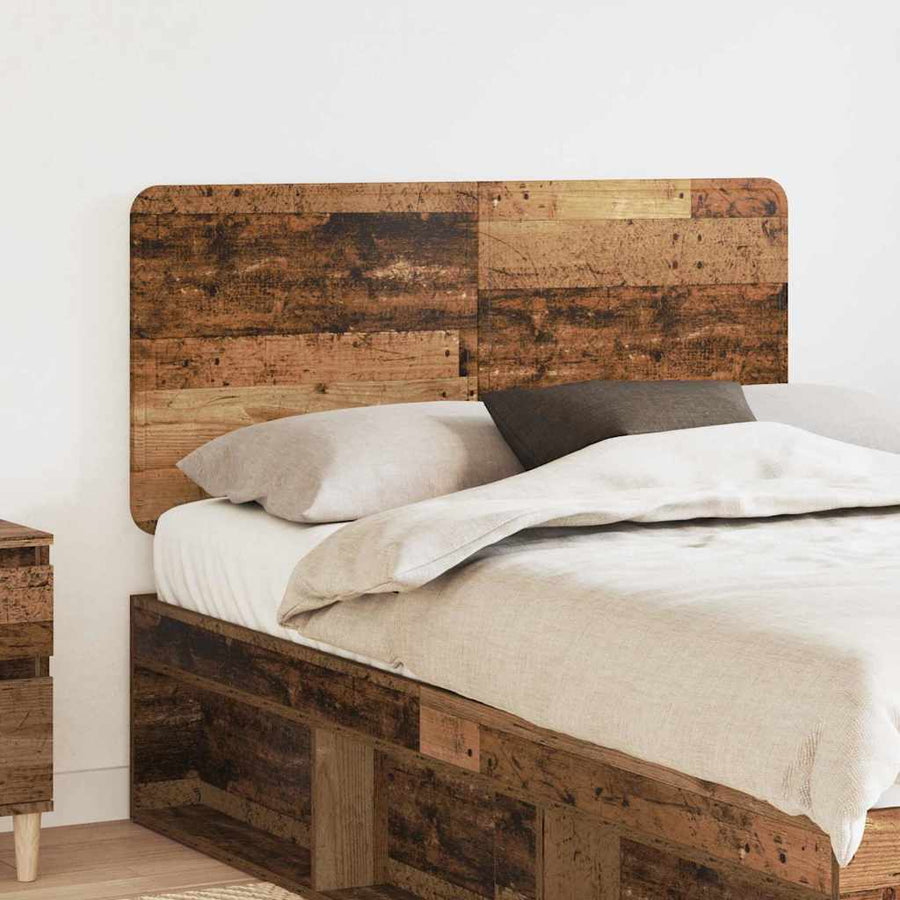 Hoofdbord met hoofdeinde Oud Hout 135 cm Bewerkt hout