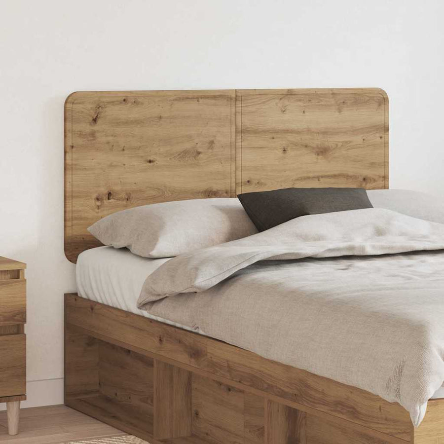 Hoofdbord met hoofdeinde Artisan Eiken 135 cm Bewerkt hout