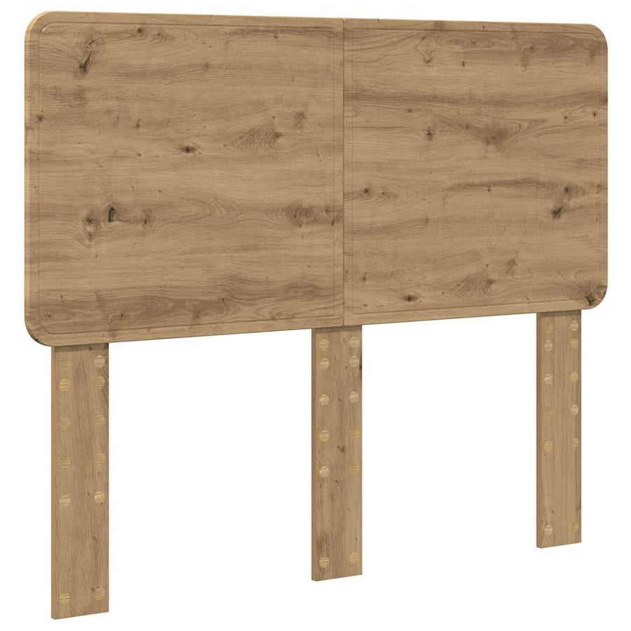 Hoofdbord met hoofdeinde Artisan Eiken 135 cm Bewerkt hout