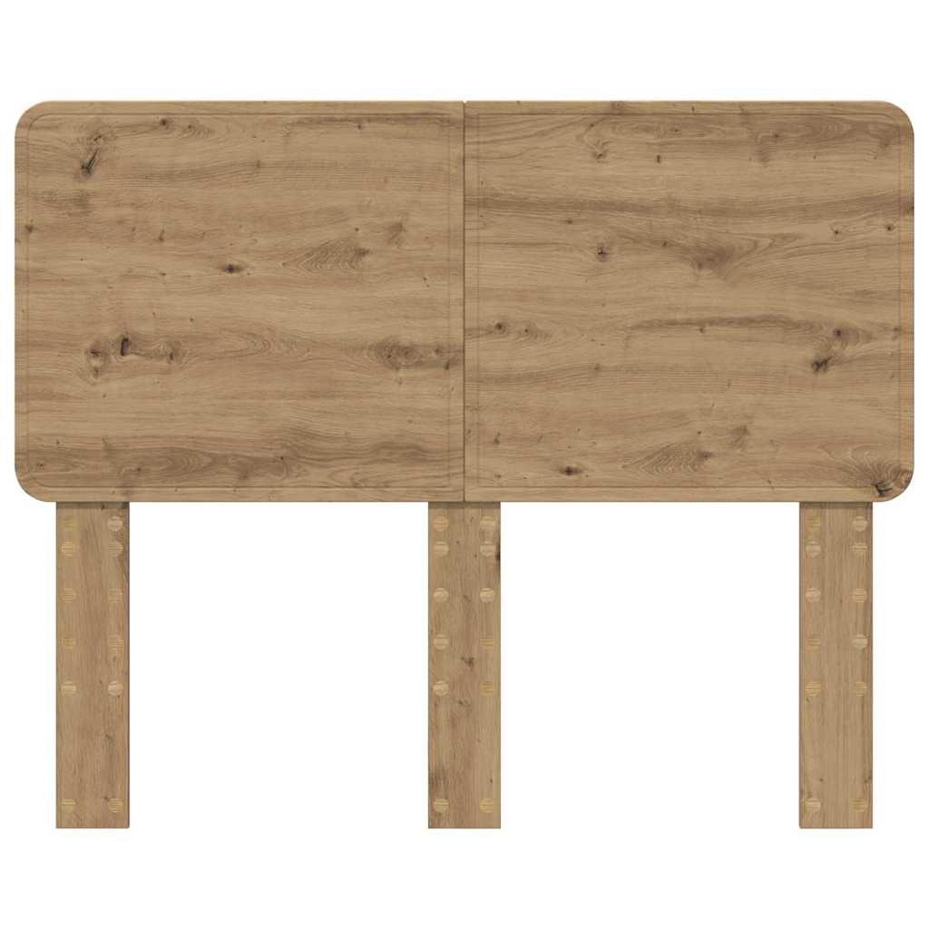 Hoofdbord met hoofdeinde Artisan Eiken 135 cm Bewerkt hout