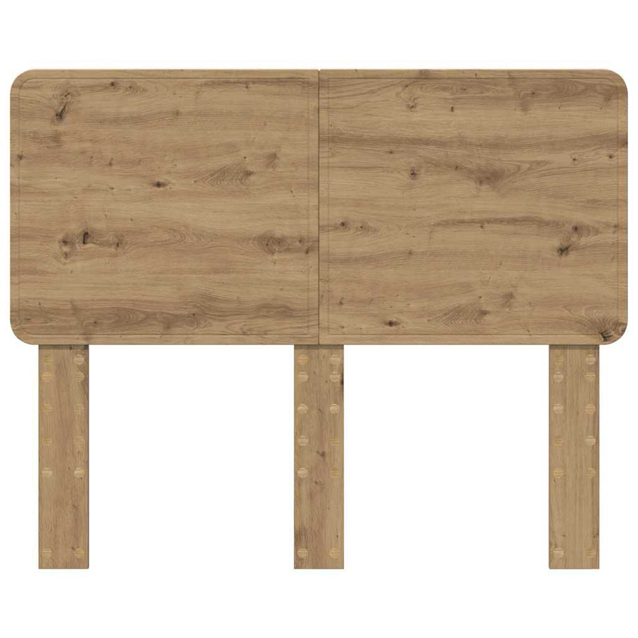 Hoofdbord met hoofdeinde Artisan Eiken 135 cm Bewerkt hout