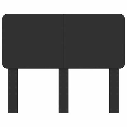 Hoofdbord met hoofdeinde Zwart Eiken 120 cm Bewerkt hout