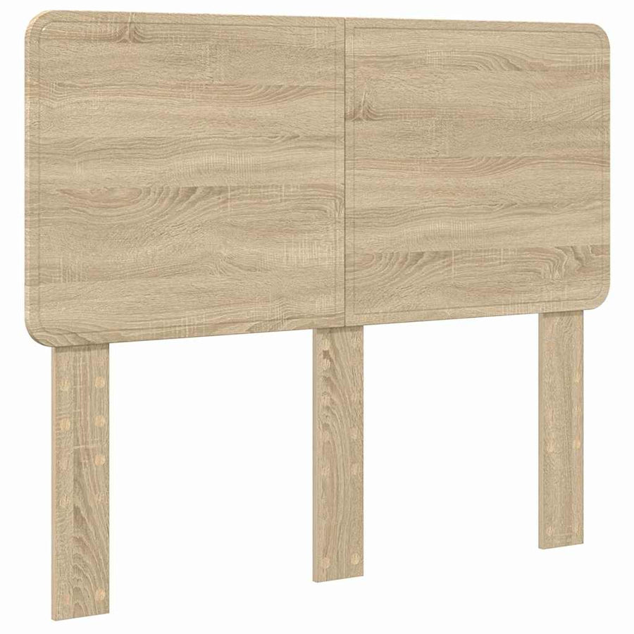 Hoofdbord met hoofdeinde Sonoma Eiken 120 cm Bewerkt hout
