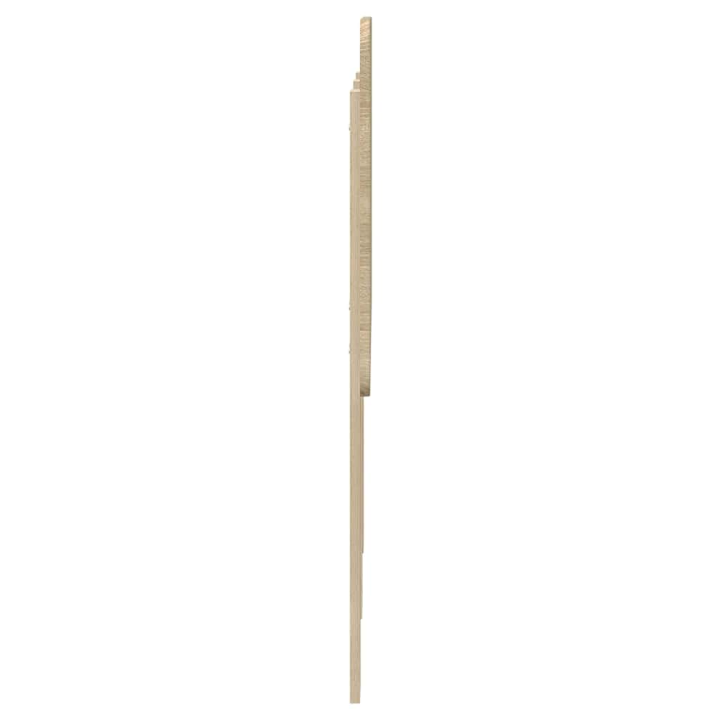 Hoofdbord met hoofdeinde Sonoma Eiken 120 cm Bewerkt hout