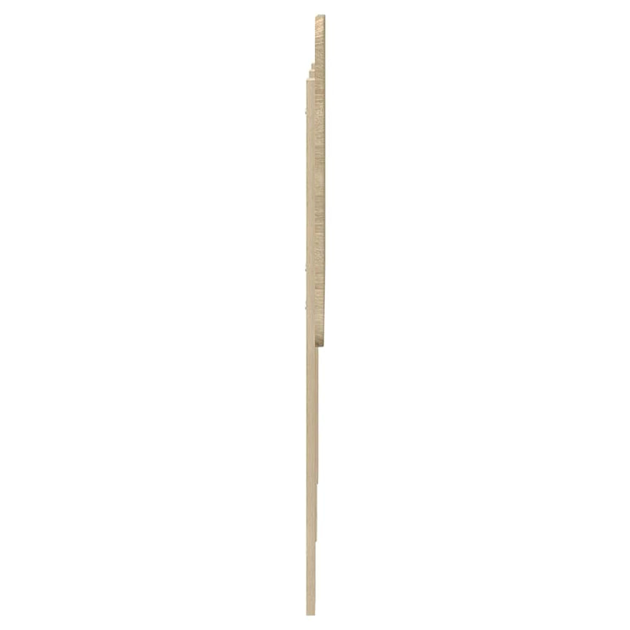 Hoofdbord met hoofdeinde Sonoma Eiken 120 cm Bewerkt hout