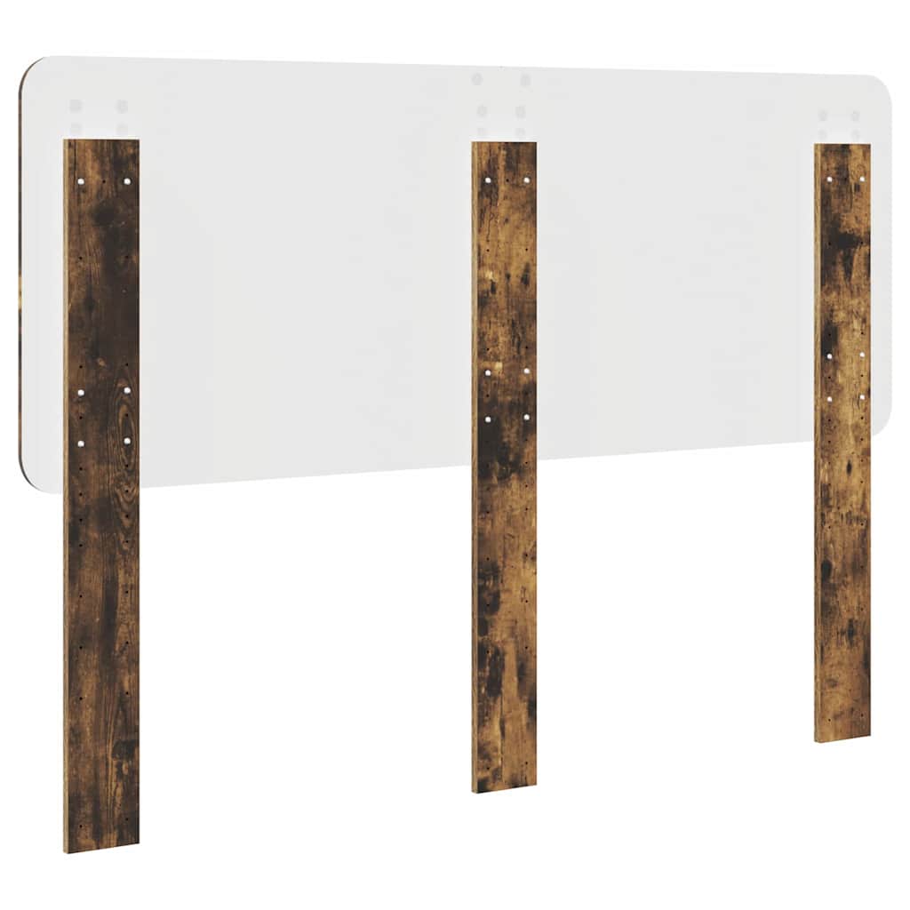 Hoofdbord met hoofdeinde Gerookt eiken 120 cm Bewerkt hout