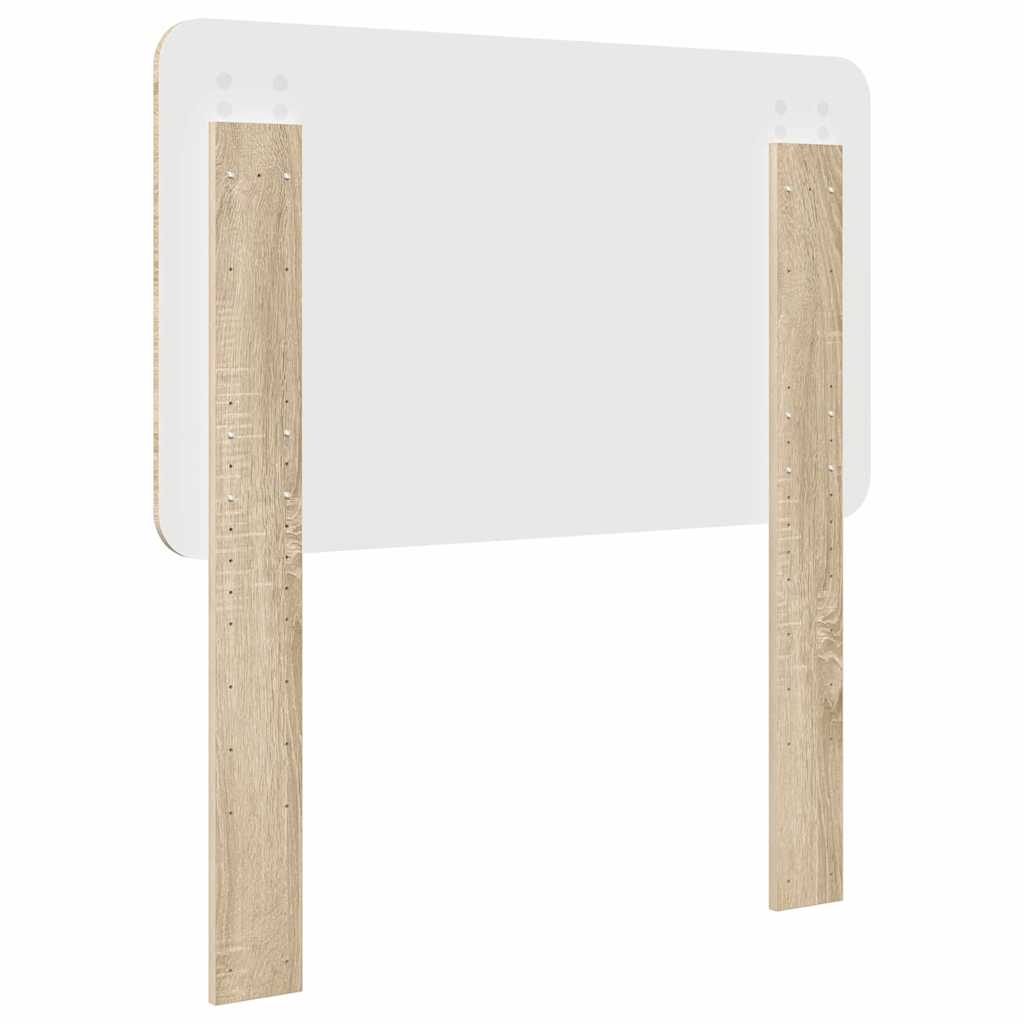 Hoofdbord met hoofdeinde Sonoma Eiken 100 cm Bewerkt hout