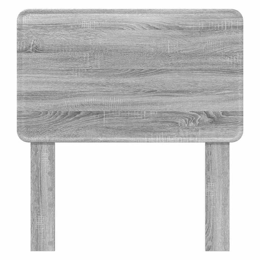 Hoofdbord met hoofdeinde Grijs Sonoma 100 cm Bewerkt hout