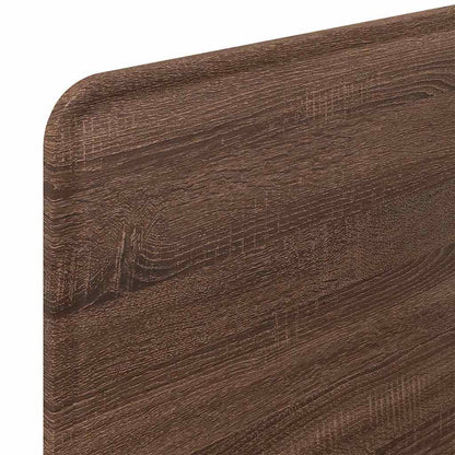 Hoofdbord met hoofdeinde Bruin Eiken 100 cm Bewerkt hout