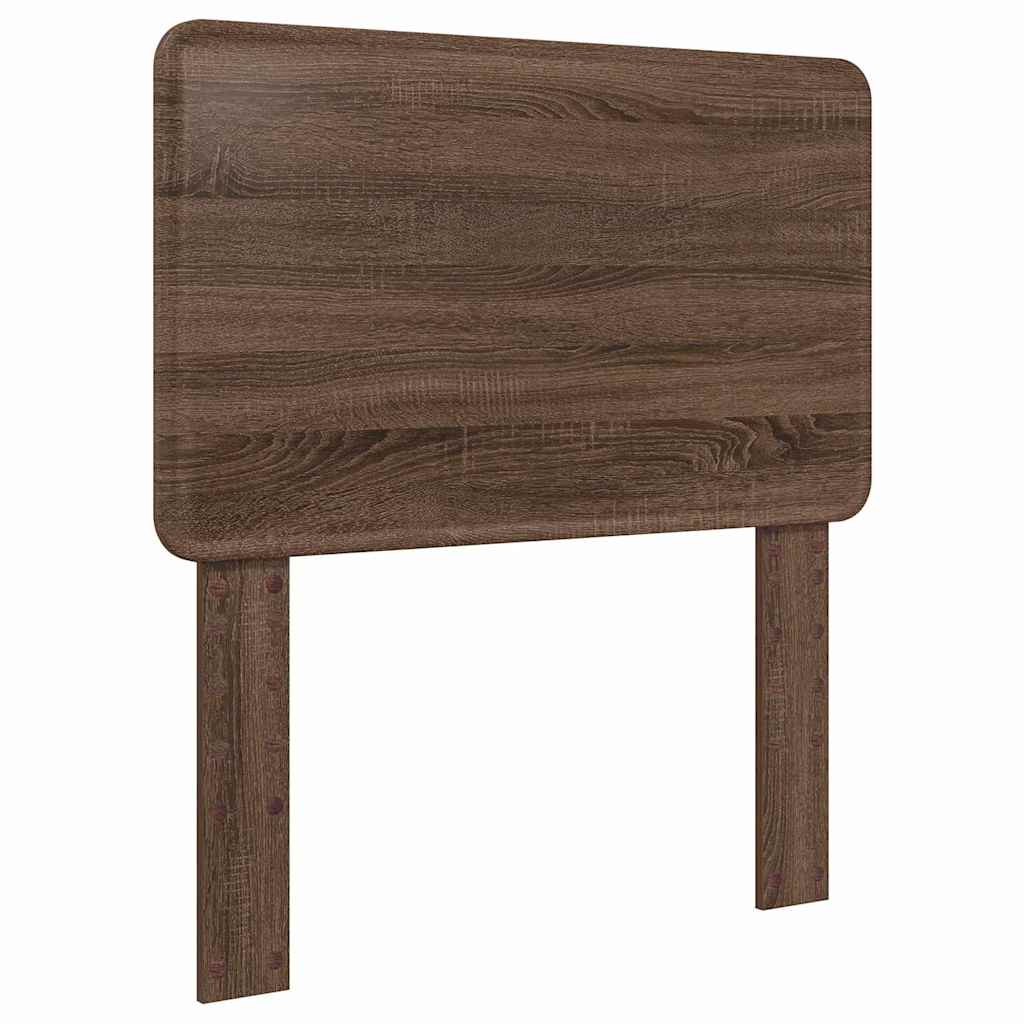 Hoofdbord met hoofdeinde Bruin Eiken 100 cm Bewerkt hout