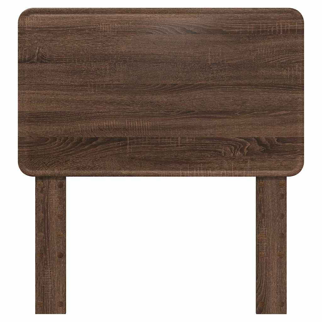 Hoofdbord met hoofdeinde Bruin Eiken 100 cm Bewerkt hout
