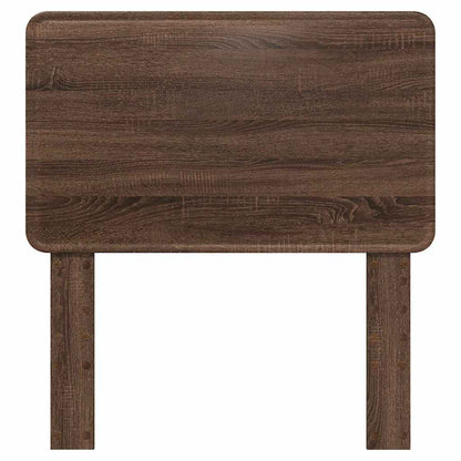 Hoofdbord met hoofdeinde Bruin Eiken 100 cm Bewerkt hout