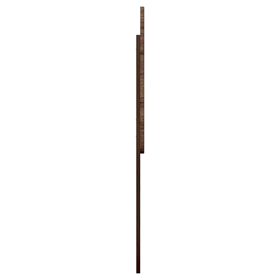 Hoofdbord met hoofdeinde Bruin Eiken 100 cm Bewerkt hout
