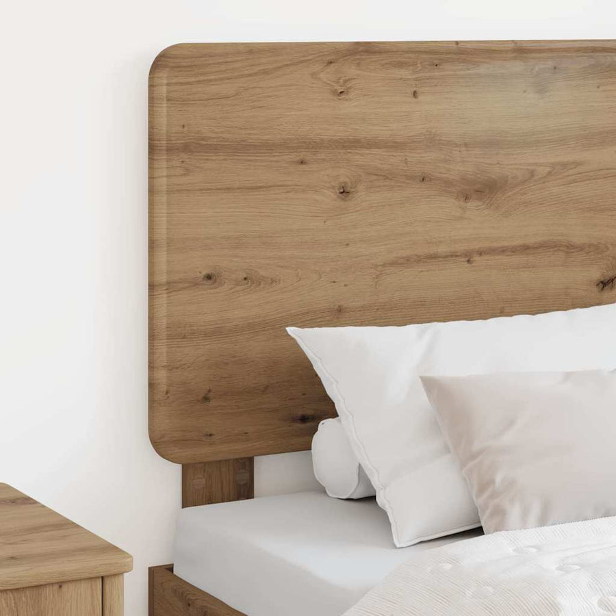 Hoofdbord met hoofdeinde Artisan Eiken 100 cm Bewerkt hout
