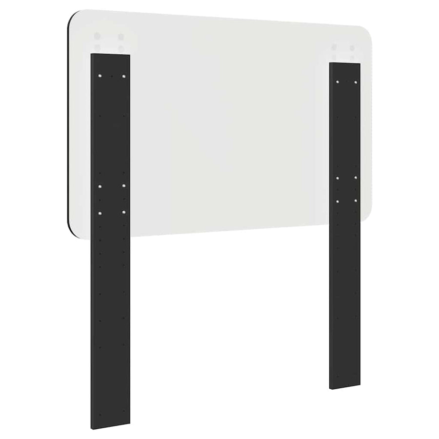 Hoofdbord met hoofdeinde Zwart Eiken 90 cm Bewerkt hout