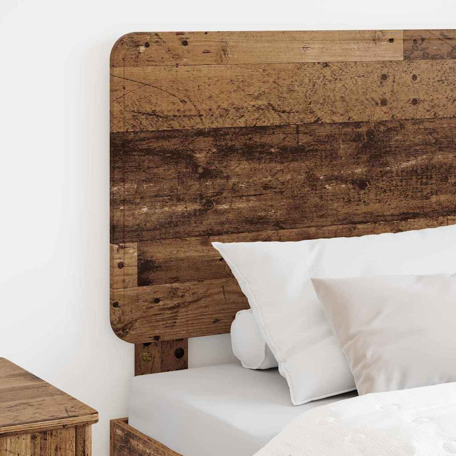 Hoofdbord met hoofdeinde Oud Hout 90 cm Bewerkt hout