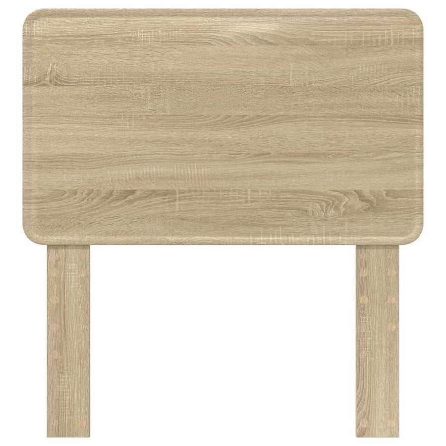 Hoofdbord met hoofdeinde Sonoma Eiken 80 cm Bewerkt hout