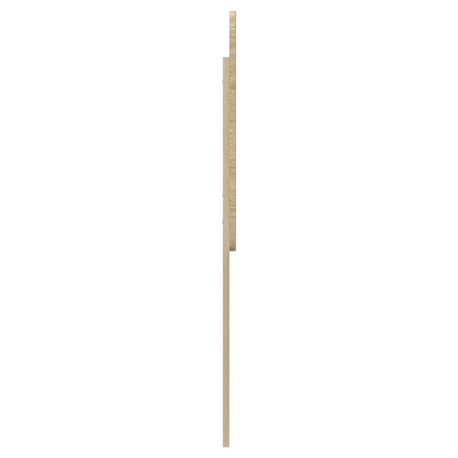 Hoofdbord met hoofdeinde Sonoma Eiken 80 cm Bewerkt hout