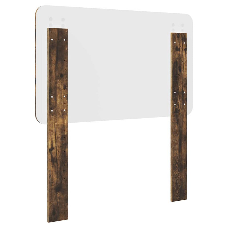 Hoofdbord met hoofdeinde Gerookt eiken 80 cm Bewerkt hout