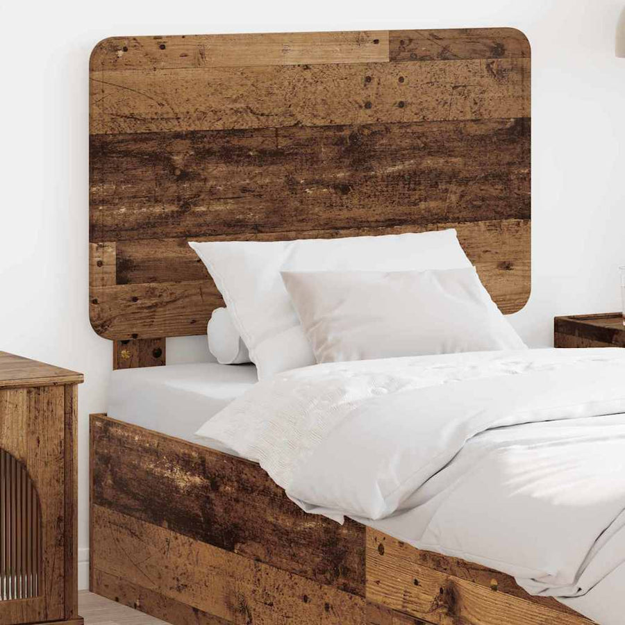 Hoofdbord met hoofdeinde Oud Hout 80 cm Bewerkt hout