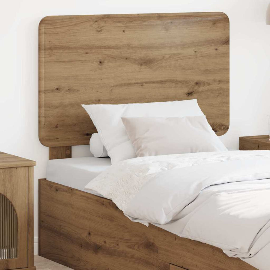 Hoofdbord met hoofdeinde Artisan Eiken 80 cm Bewerkt hout