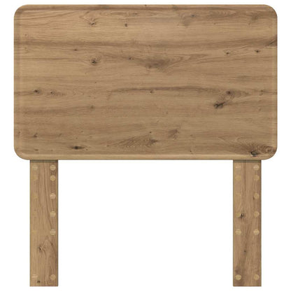 Hoofdbord met hoofdeinde Artisan Eiken 80 cm Bewerkt hout