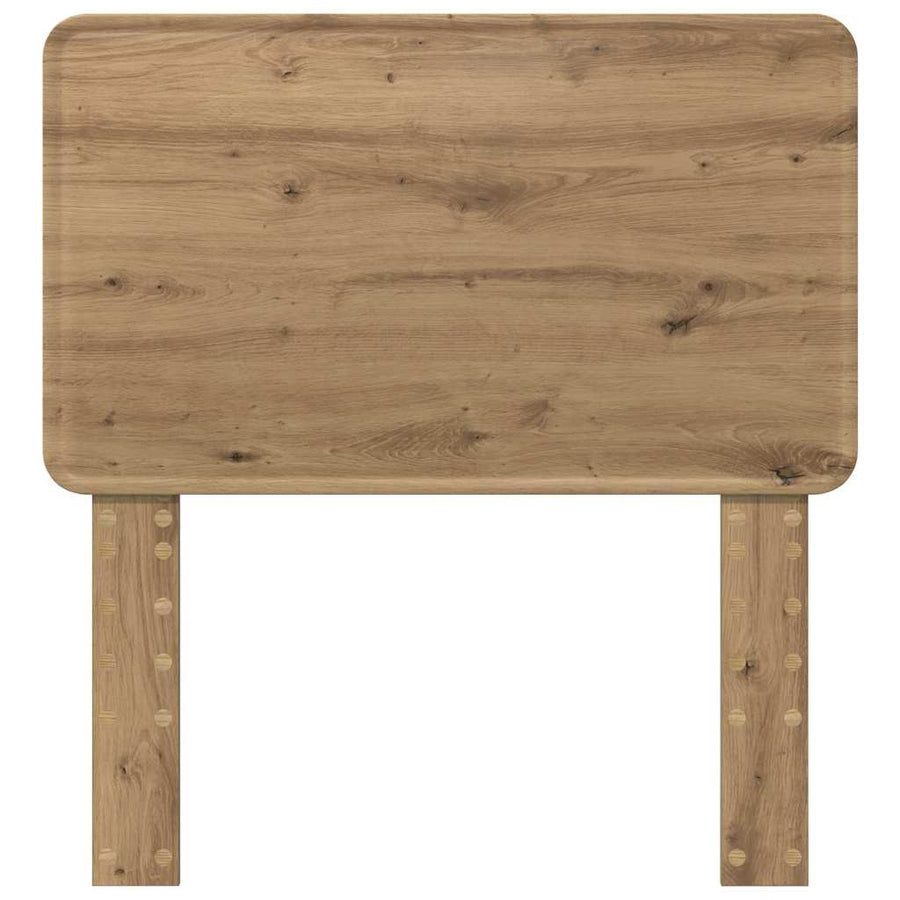 Hoofdbord met hoofdeinde Artisan Eiken 80 cm Bewerkt hout