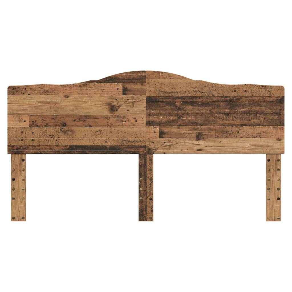 Hoofdbord met hoofdeinde Oud Hout 200 cm Bewerkt hout