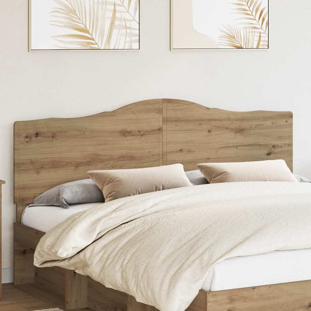 Hoofdbord met hoofdeinde Artisan Eiken 200 cm Bewerkt hout