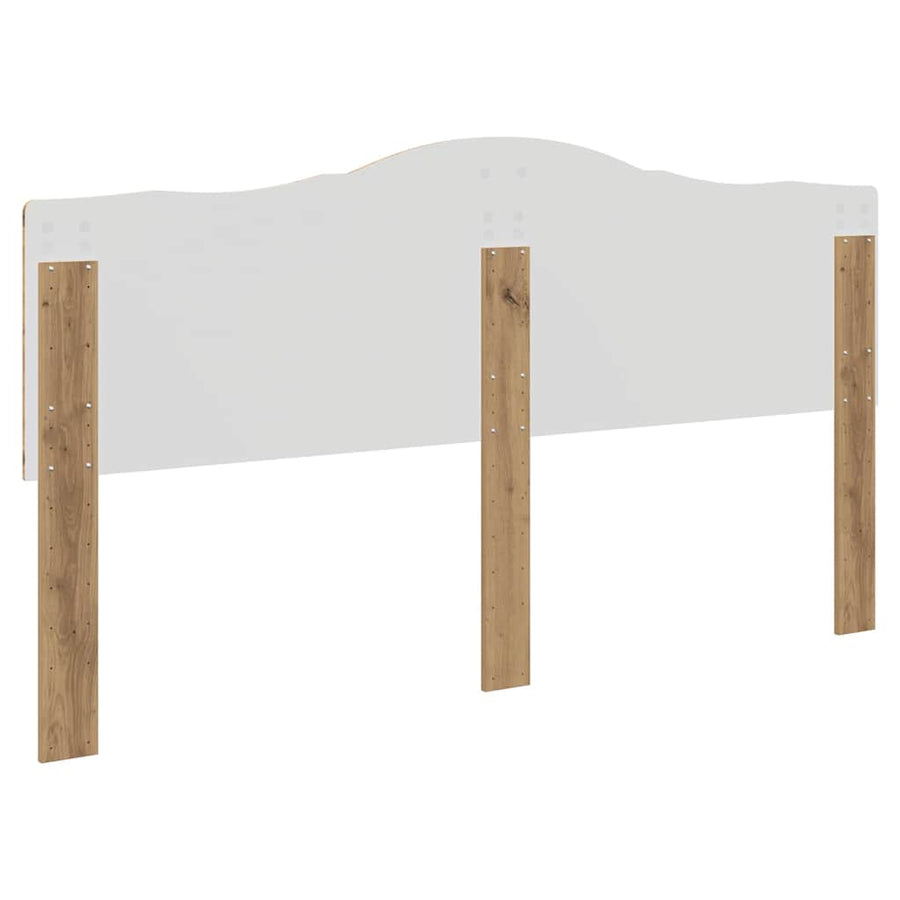 Hoofdbord met hoofdeinde Artisan Eiken 200 cm Bewerkt hout