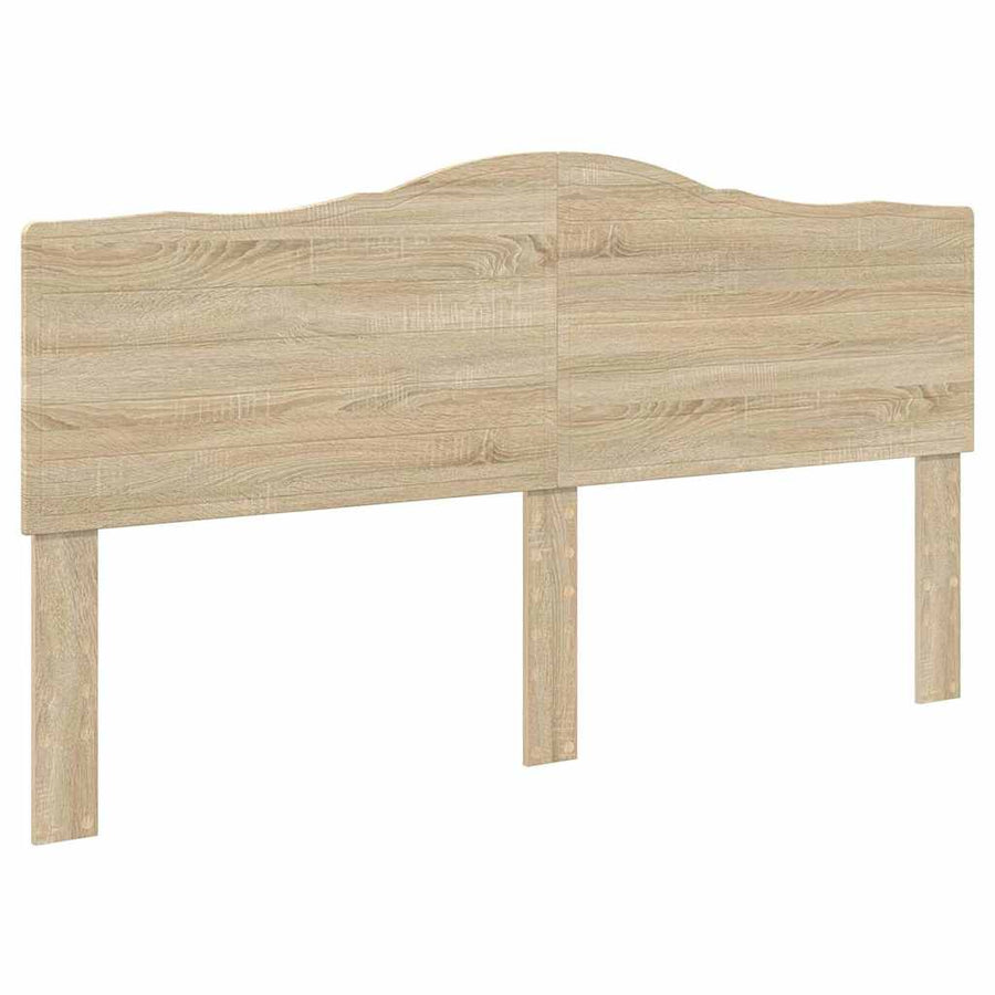 Hoofdbord met hoofdeinde Sonoma Eiken 180 cm Bewerkt hout