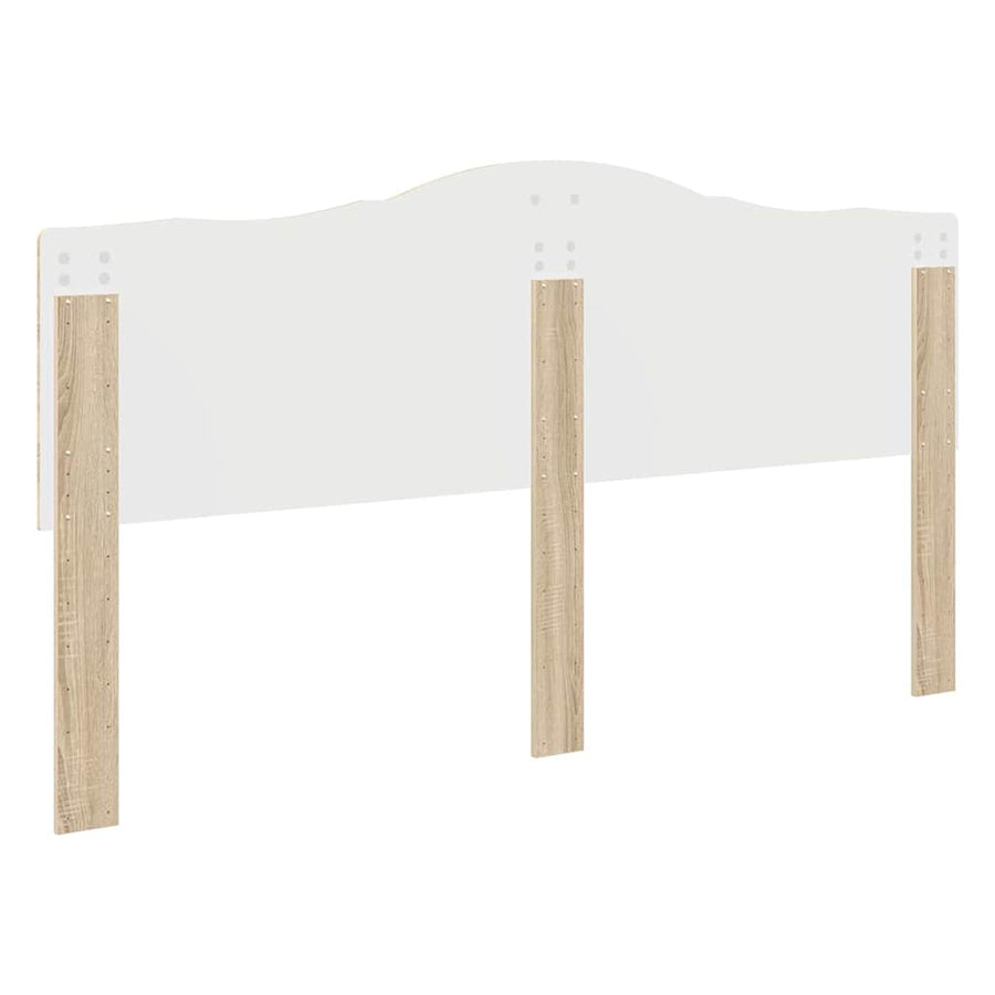 Hoofdbord met hoofdeinde Sonoma Eiken 180 cm Bewerkt hout