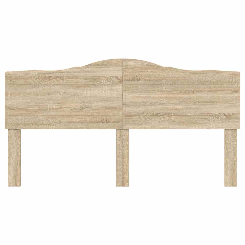 Hoofdbord met hoofdeinde Sonoma Eiken 180 cm Bewerkt hout