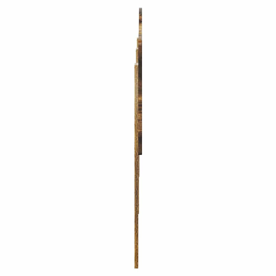 Hoofdbord met hoofdeinde Gerookt eiken 180 cm Bewerkt hout