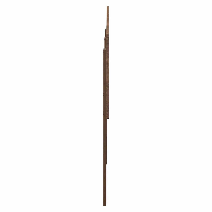 Hoofdbord met hoofdeinde Bruin Eiken 180 cm Bewerkt hout