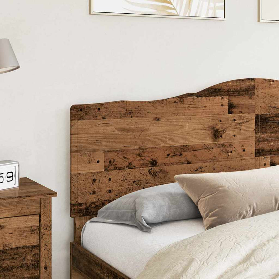 Hoofdbord met hoofdeinde Oud Hout 180 cm Bewerkt hout
