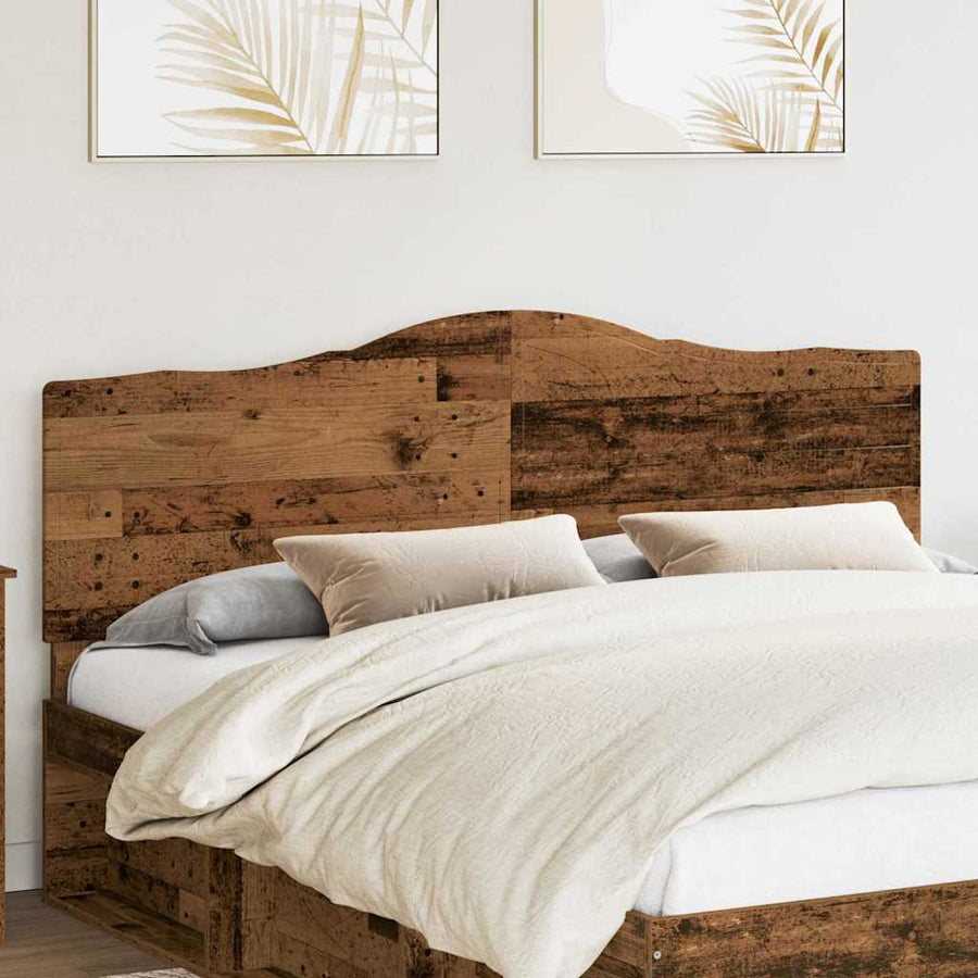 Hoofdbord met hoofdeinde Oud Hout 180 cm Bewerkt hout