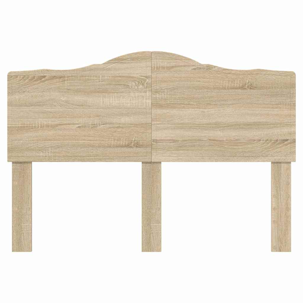 Hoofdbord met hoofdeinde Sonoma Eiken 160 cm Bewerkt hout