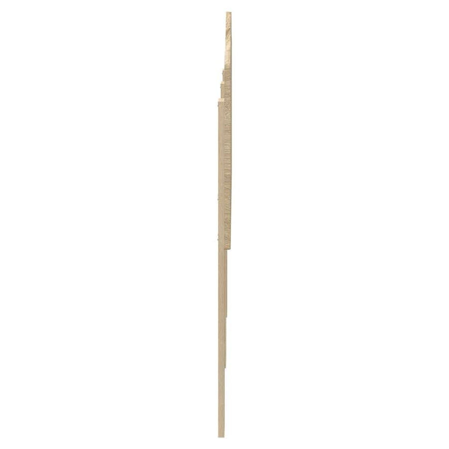 Hoofdbord met hoofdeinde Sonoma Eiken 160 cm Bewerkt hout