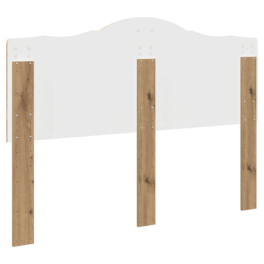 Hoofdbord met hoofdeinde Artisan Eiken 160 cm Bewerkt hout