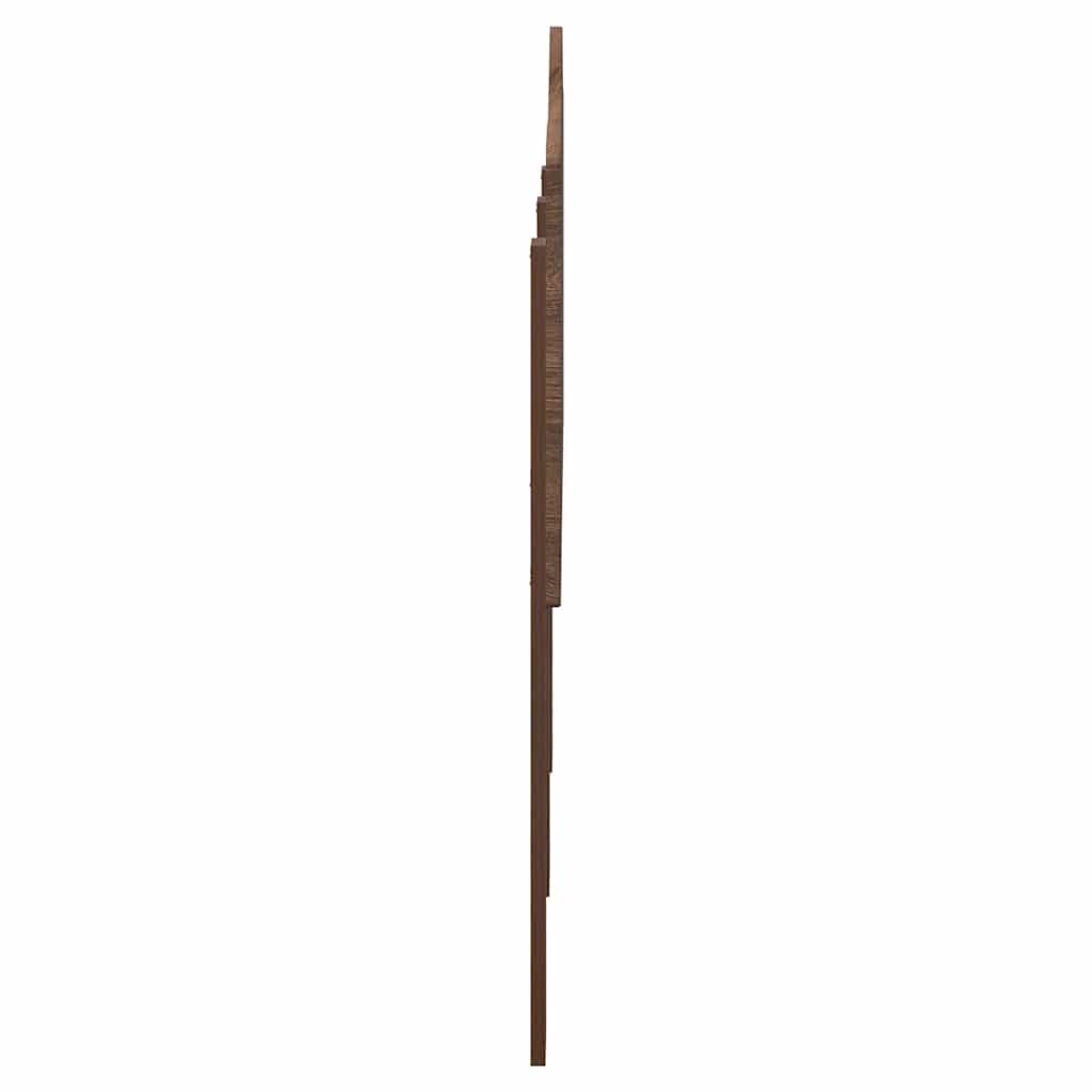 Hoofdbord met hoofdeinde Bruin Eiken 150 cm Bewerkt hout