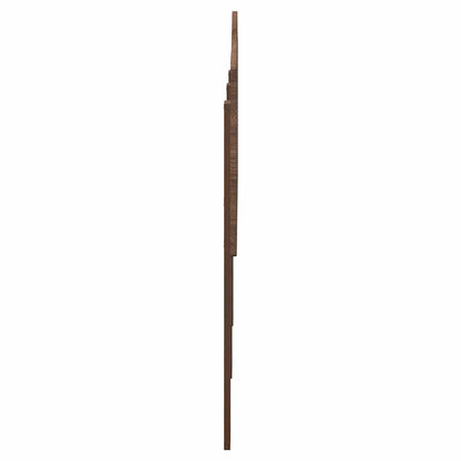 Hoofdbord met hoofdeinde Bruin Eiken 150 cm Bewerkt hout