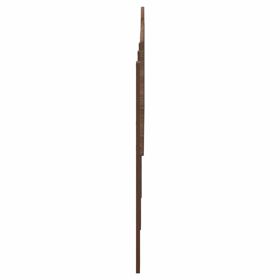 Hoofdbord met hoofdeinde Bruin Eiken 150 cm Bewerkt hout