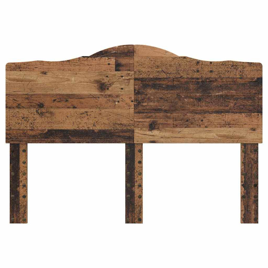 Hoofdbord met hoofdeinde Oud Hout 150 cm Bewerkt hout
