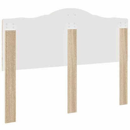 Hoofdbord met hoofdeinde Sonoma Eiken 140 cm Bewerkt hout