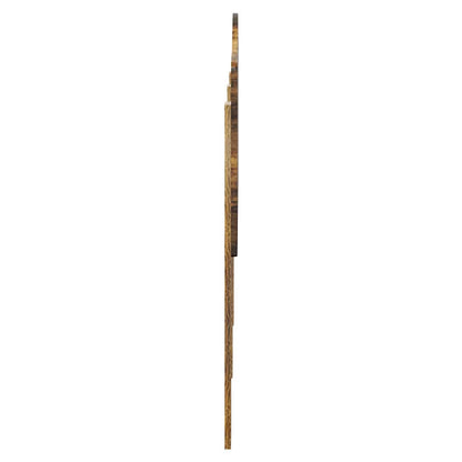 Hoofdbord met hoofdeinde Gerookt eiken 140 cm Bewerkt hout